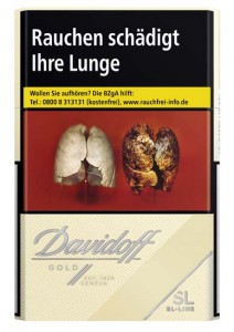 Davidoff Gold Slim Line Zigaretten 