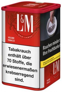 L&M Red Label Volume Tobacco / 75g Dose 