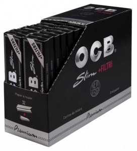 OCB Slim Premium Zigarettenpapier 32x32 + Filter-Tips 