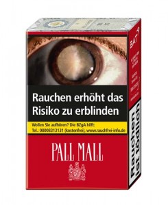 Pall Mall Zigaretten ohne Filter 