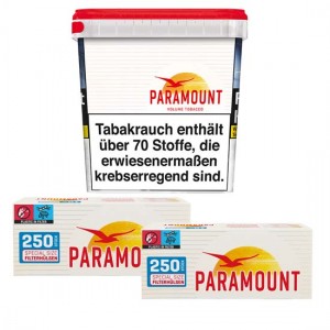Paramount Giga Box Tabak Angebot, 1x300g Giga Box + 2x250 Hülsen 