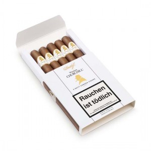 Davidoff Winston Churchill Petit Corona Zigarren / 5er Packung 