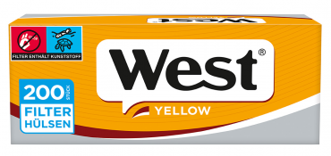 West Yellow Zigarettenhülsen 