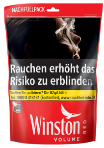Winston Red Volume Tobacco / 160g Zip Bag-XXXL 